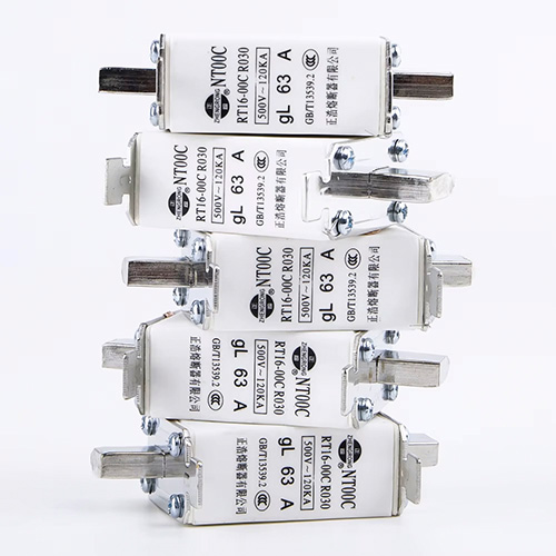 カスタム卸売低電圧 NT00C AC ヒューズリンクナイフリトルブレード高遮断容量銅 100A CE