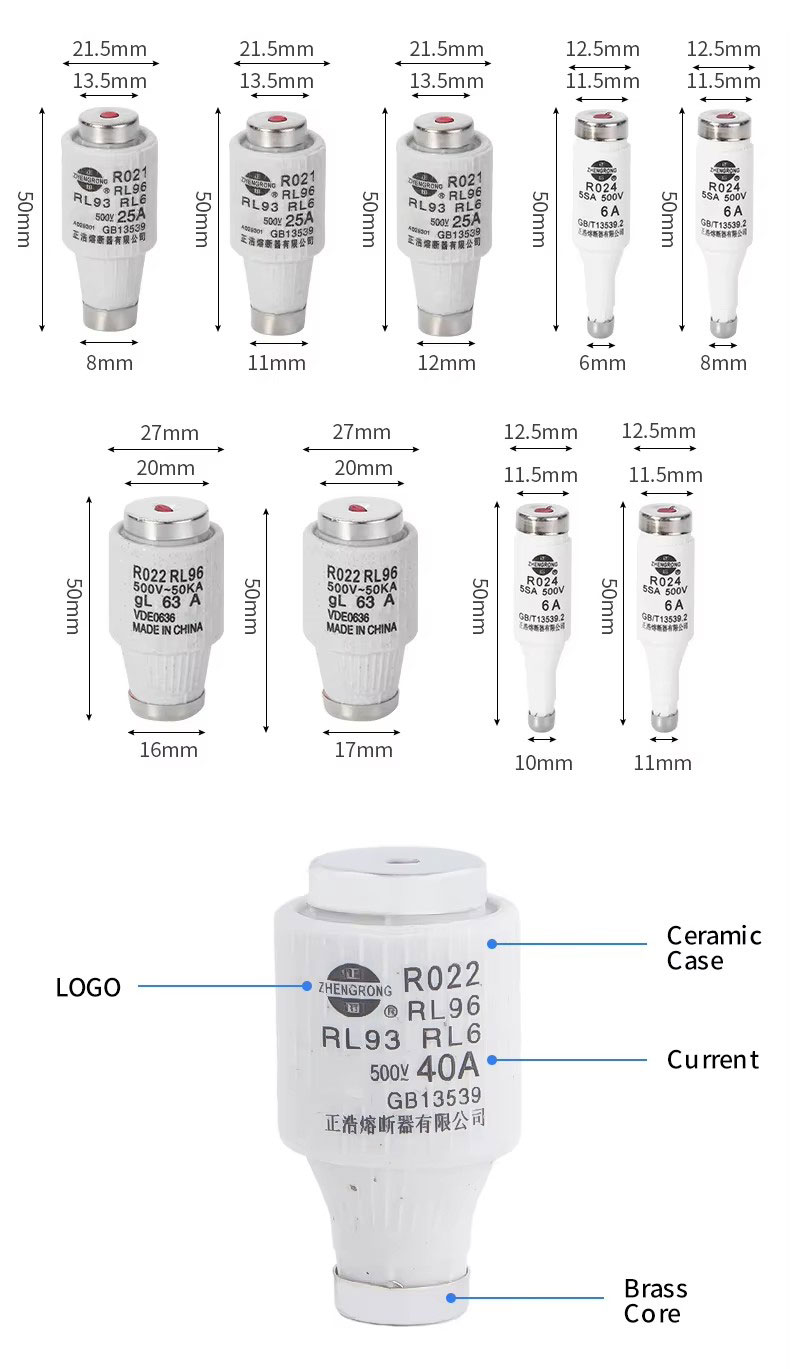 500V 50-63A Screw Type Fuse