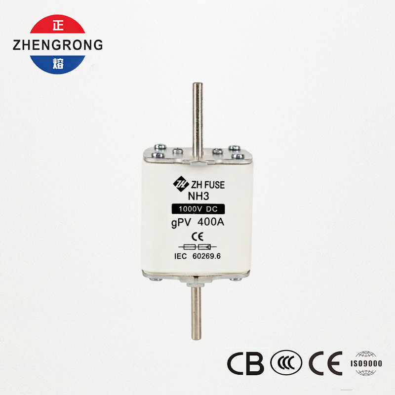 太陽光発電システム用 NH3 1000V DC 400A gPV ヒューズ