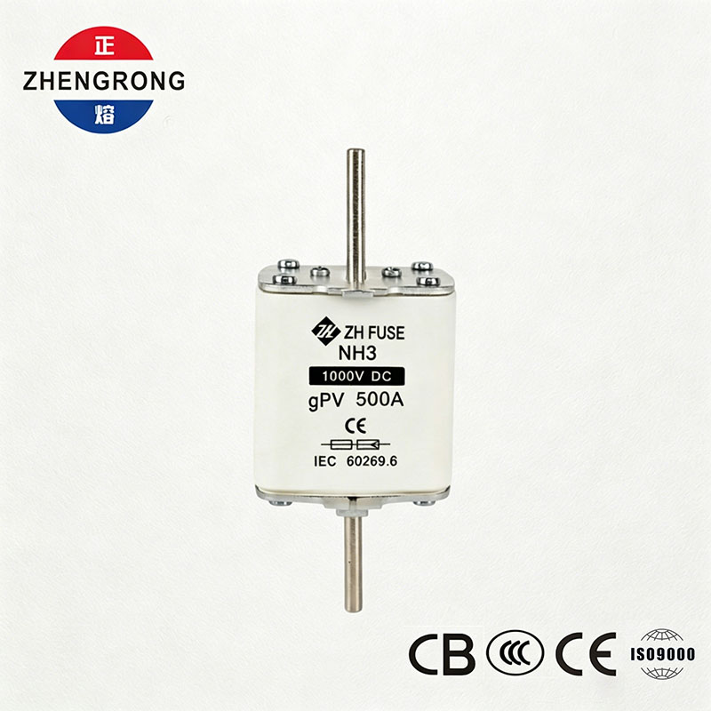 太陽光発電システム用 NH3 1000V DC 500A gPV ヒューズ