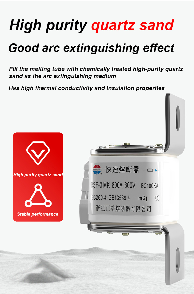 RSF-3MK 800V-800A BC100KA ヒューズ リンク
